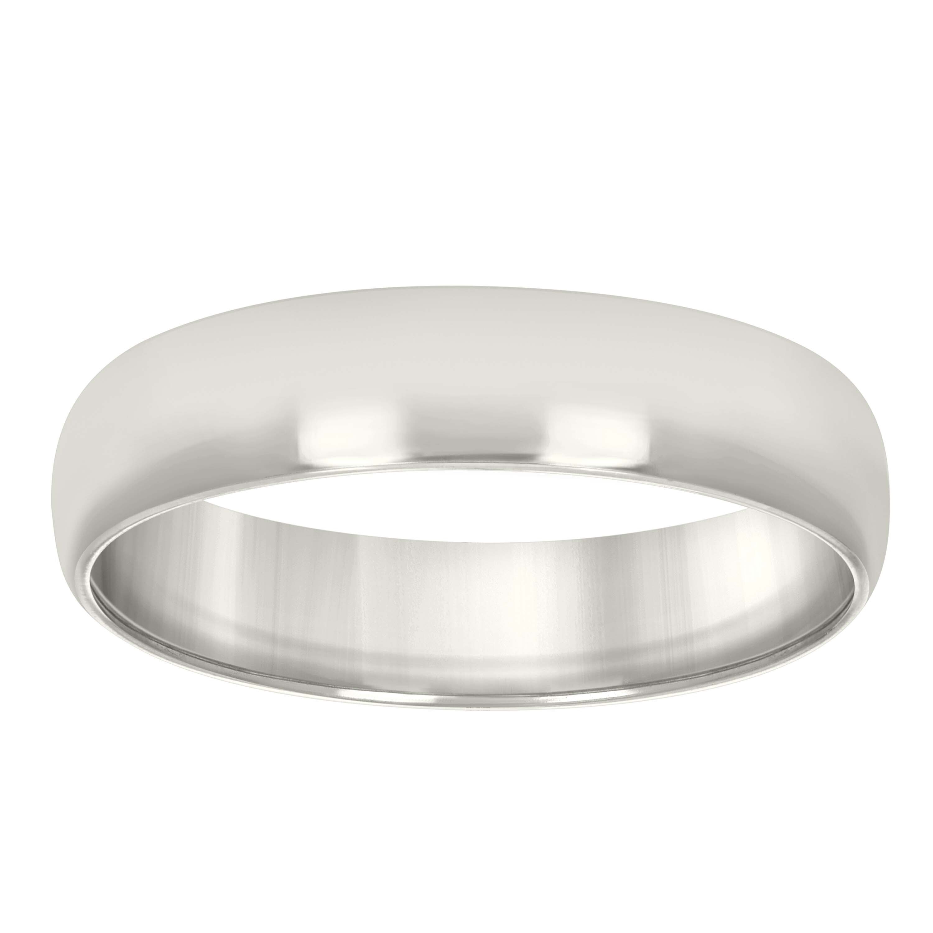925 Sterling Silver Mens Comfort Fit Wedding Band 6mm Ring Size 10
